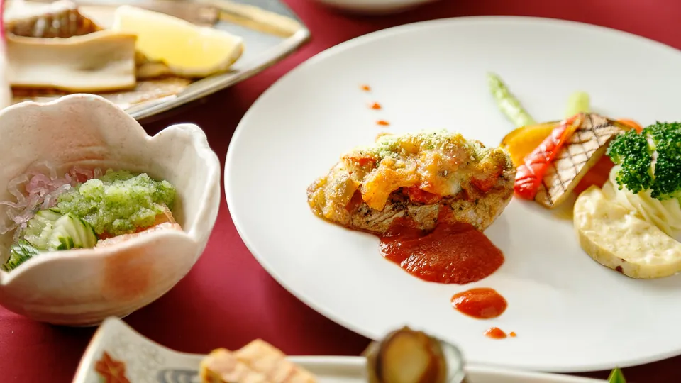 会席料理の一皿